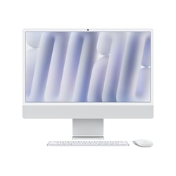Dators All-in-One Apple iMac 24", CPU M4 10-core, RAM 16GB, SSD 512GB, macOS Sequoia 15.0, sudraba