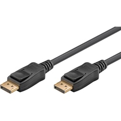 Video kabelis Goobay DisplayPort - DispalyPort 2.0/2.1, 2m, melns