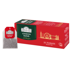 Melnā tēja Ahmad, London Blend, 25 gab.