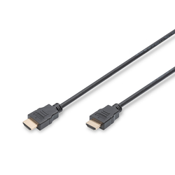Video kabelis Digitus HDMI - HDMI 1.4, ar Ethernet, 3m, melns