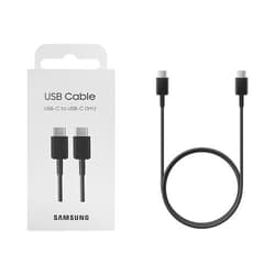 USB kabelis Samsung USB-C - USB-C, 3A, 1m, melns