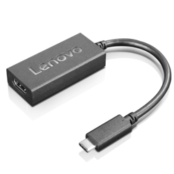 Video adapteris Lenovo USB-C - HDMI 2.0b, melns