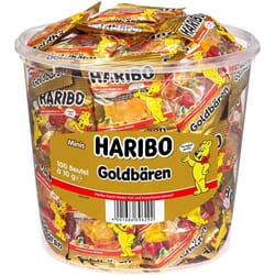 Košļājamās konfektes Haribo Mini Goldbears, 1kg