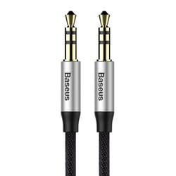 Audio kabelis Baseus 3.5mm - 3.5mm, 1m, melns