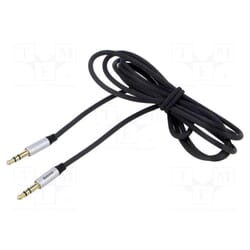 Audio kabelis Baseus 3.5mm - 3.5mm, 1.5m, melns