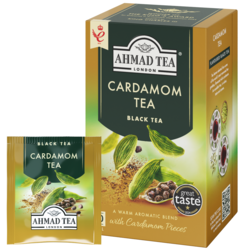 Melnā tēja Ahmad, Cardamon, 20 gab.