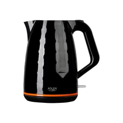 Elektriskā tējkanna Adler AD1277, 2200W, 1.7L, plastmasas, melna