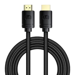 Video kabelis Baseus HDMI - HDMI 2.1, 2m, melns