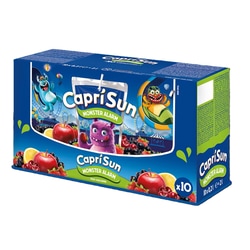 Sulas dzēriens Capri Sun, Monster Alarm Fruit, 200ml x 10 gab.