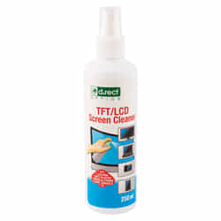 Tīrīšanas šķidrums ekrāniem D.Rect, 250 ml