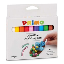 Plastilīns, 10 krāsas, 18g, Primo