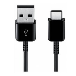 USB kabelis Samsung USB-A - USB-C, 2.0, 1.5m, melns