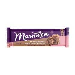 Kakao cepumi ar šokolādes gabaliņiem, Marmiton, 130 g
