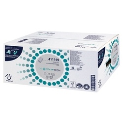 Papīra dvieļi loksnēs Papernet Euro V Supermini Blue, 210 gab., 2 slāņi, art. 411169 (Sofidel)