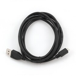 USB kabelis Gembird USB-A 2.0 - Micro USB, 1.8m, melns