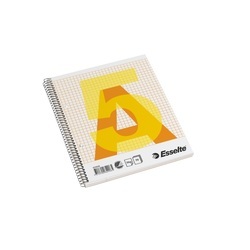 Klade Esselte A5 rūtiņu, kartona vāki, 70 lapas, ar perforāciju