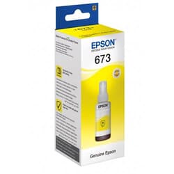 Tintes kasete Epson T6734 (C13T67344A), dzeltena