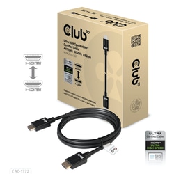 Video kabelis Club3D HDMI - HDMI 2.1, 2m, melns
