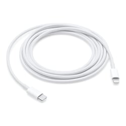 USB kabelis Apple USB-C - Lightning, 2m, balts