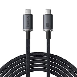 USB kabelis Baseus USB-C - USB-C, 3.2 Gen 2x2, 100W, 4K60Hz, 1.5m, melns