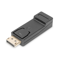 Video adapteris Digitus DisplayPort 1.1a - HDMI, melns