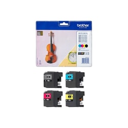 Tintes kasete Brother LC127XL (Bk/C/Y/M), komplekts