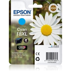 Tintes kasete Epson 18XL (C13T18124010), zila