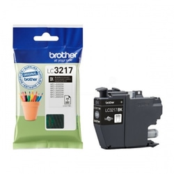 Tintes kasete Brother LC3217BK, melna