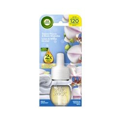 Gaisa atsvaidzinātāja Air Wick Electrical, Linen & White Orchid aromāta rezerve 19ml