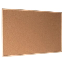 Tāfele korķa, 60 x 90 cm, koka rāmis, Esselte