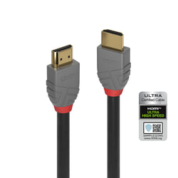 Video kabelis Lindy HDMI - HDMI, 2m, melns
