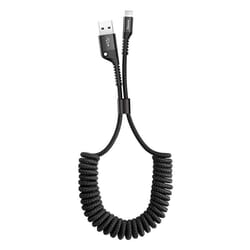 USB kabelis Baseus USB-A - Lightning, 2A, 1m, melns