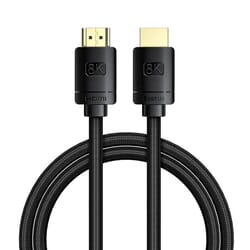 Video kabelis Baseus HDMI - HDMI 2.1, 1m, melns