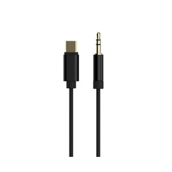 Audio kabelis Gembird 3.5mm - USB-C, 1.5m, melns