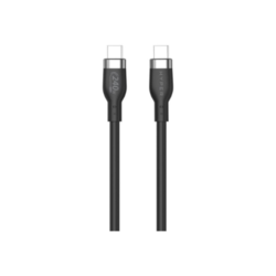 USB kabelis Hyper USB-C - USB-C, 2.0, PD 240W, 2m, melns