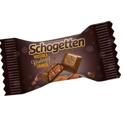 Šokolāde mini Schogetten Kunafu ar kraukšķīgu riekstu krēma pildījumu, 1.8kg