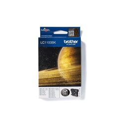 Tintes kasete Brother LC1100BK, melna