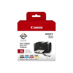 Tintes kasete Canon PGI-1500XL (Bk/Y/C/M), komplekts