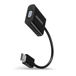 Video adapteris Axagon HDMI 1.4b - VGA, 17 cm, melns