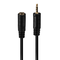 Audio adapteris Lindy 3.5mm - 2.5mm, 20cm, melns