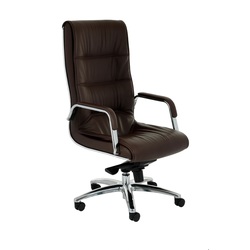 Biroja krēsls, ādas, Nexus Chrome Leather, brūns