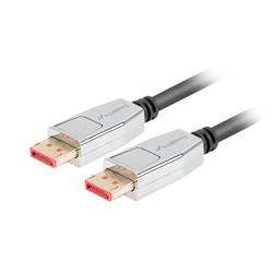 Video kabelis Lanberg DisplayPort - DisplayPort 1.4, 1m, melns