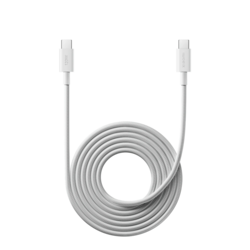 USB kabelis Xiaomi USB-C - USB-C, 2.0, 6A, 2m, balts