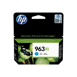 Tintes drukas galvas kasete HP 963XL ciānzils (1600 lapas)