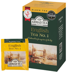 Melnā tēja Ahmad, English Tea No. 1, 20 gab.