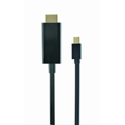 Video kabelis Gembird Mini DisplayPort 1.2 - HDMI, 1.8m, melns