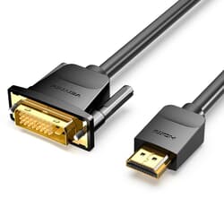 Video kabelis Vention HDMI - DVI-D (24+1), 1m, melns