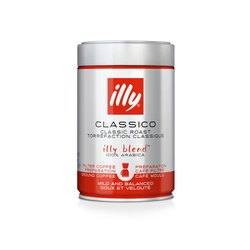 Kafija, maltā, illy, filtra kafija, vidēji grauzdēta, 250g