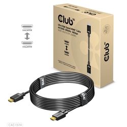 Video kabelis Club3D HDMI - HDMI 2.1, 4m, melns