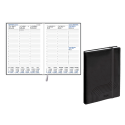 Plānotājs Prestige, soft, mākslīgā āda, melns, BPG (20060301)